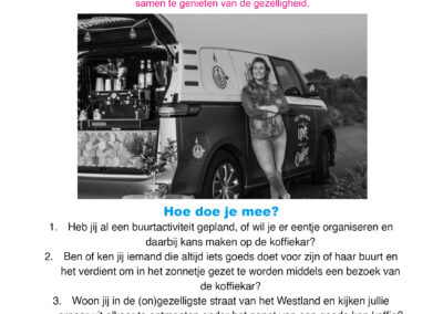 Win een koffiekar voor jou en je buurt!