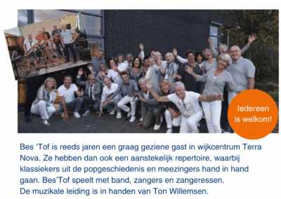 Bes’ Tof in concert op Terra Nova