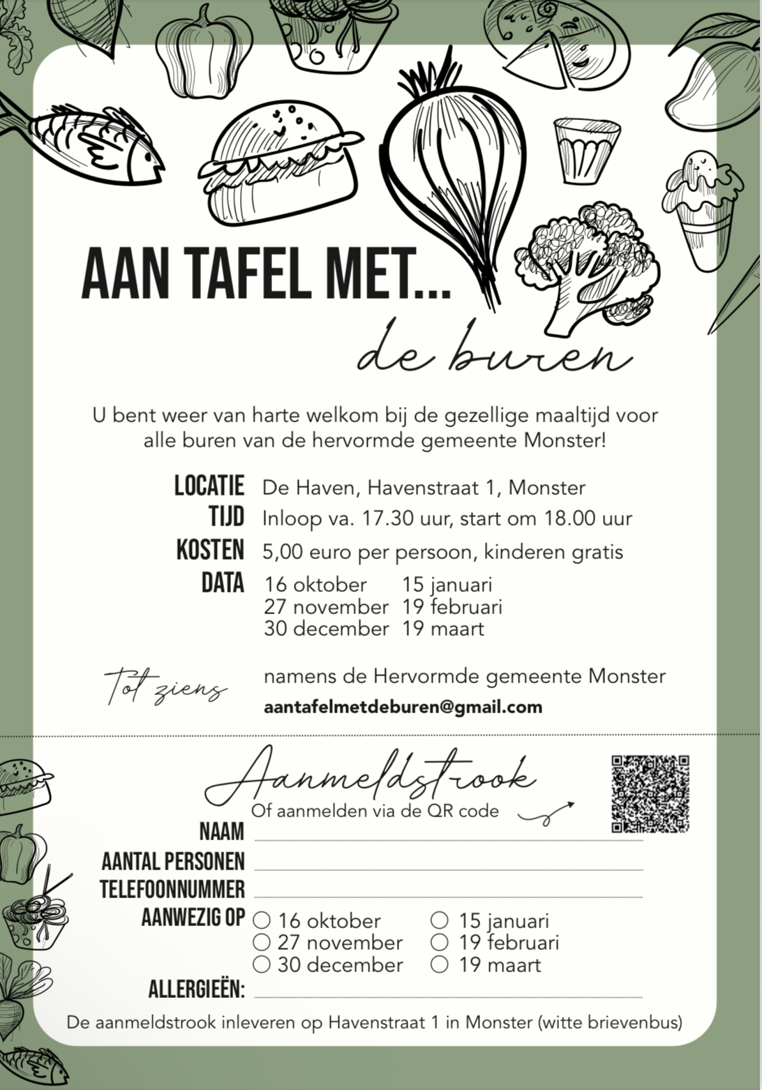 Buurtmaaltijd | grote kerk Monster