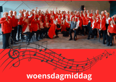 Meezingen met Koor De Waterlanders in de Backerhof!