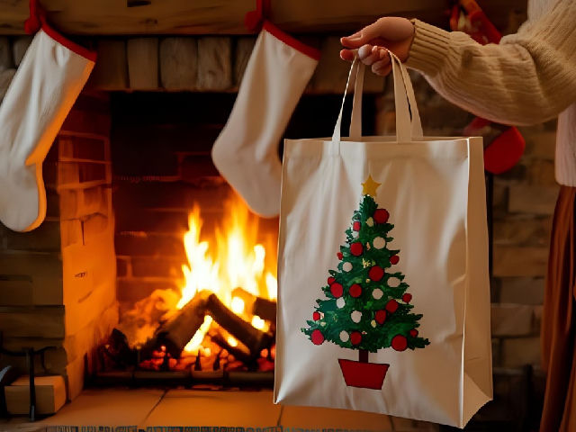 BiebLab Naaldwijk: Zelf je kersttasje bedrukken