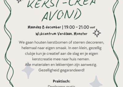 Kerst Crea avond