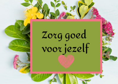 Workshop Zelfzorg voor mantelzorgers