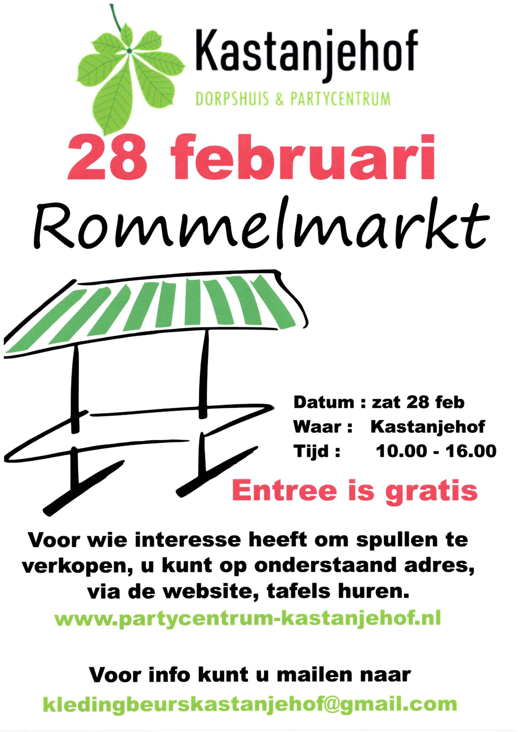 Flyer-Rommelmarkt Rommelmarkt