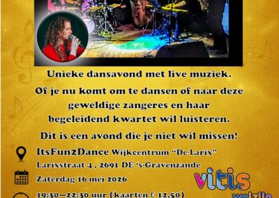 Unieke dansavond met live muziek