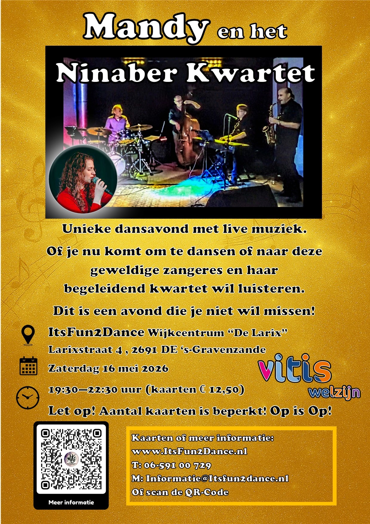 Unieke dansavond met live muziek