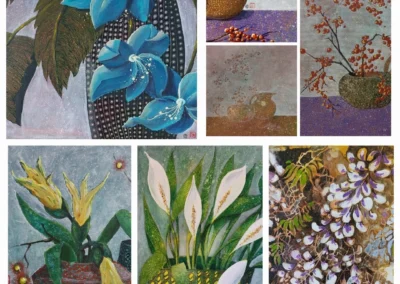 Schilderijen expositie “FLowersOn Water”