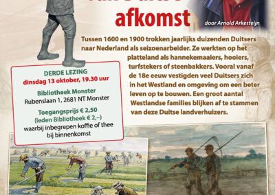 Lezing: Westlanders van Duitse afkomst