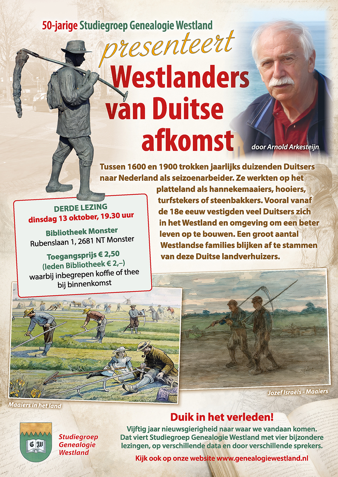 Lezing: Westlanders van Duitse afkomst