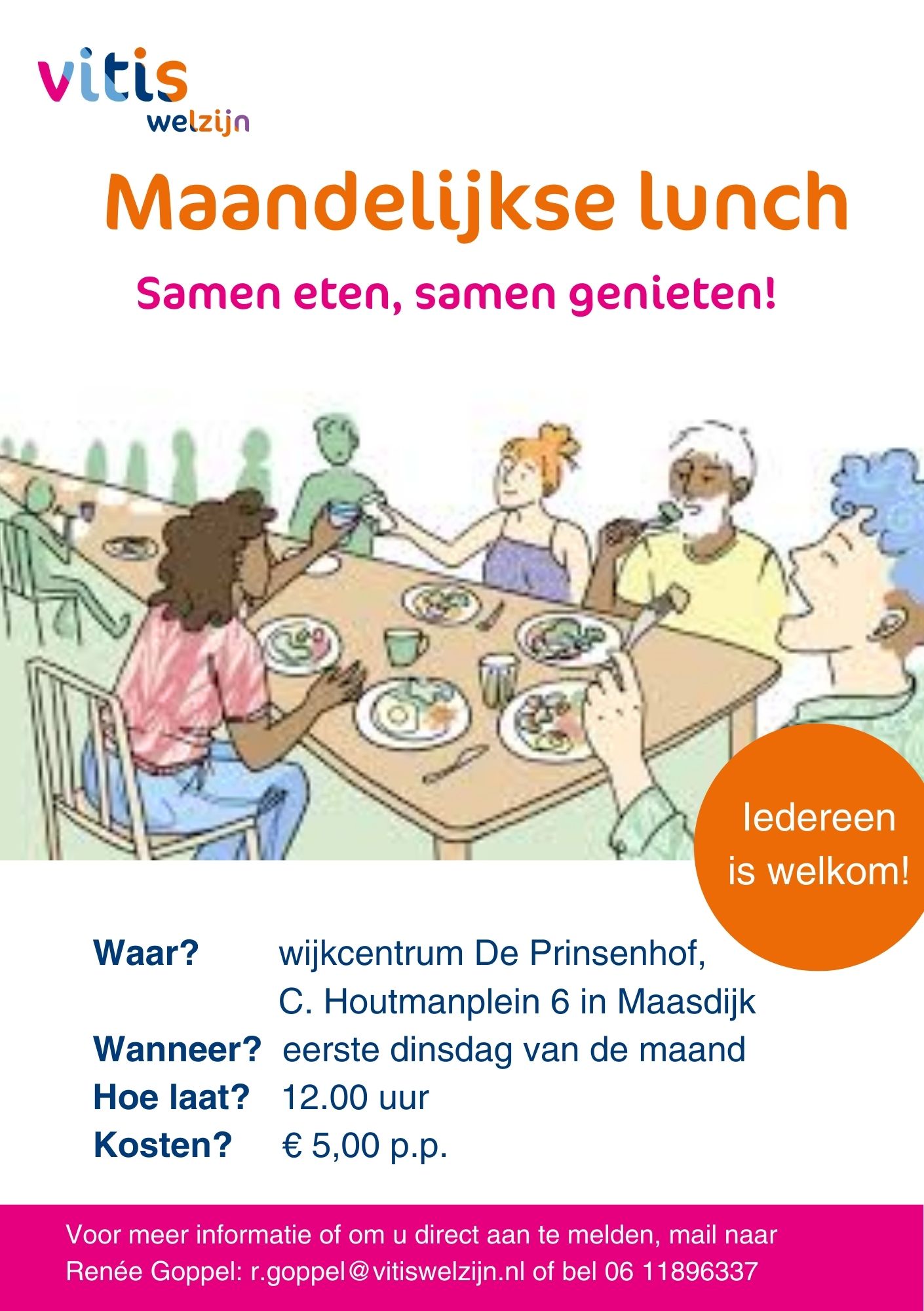 Themalunch- Maandelijkse lunch